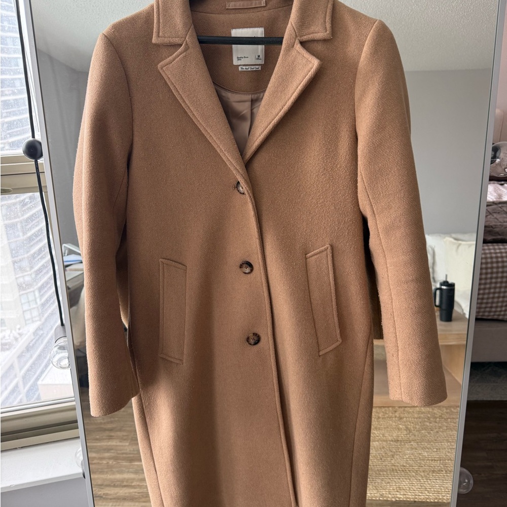 Abercrombie & Fitch Camel Trench Coat